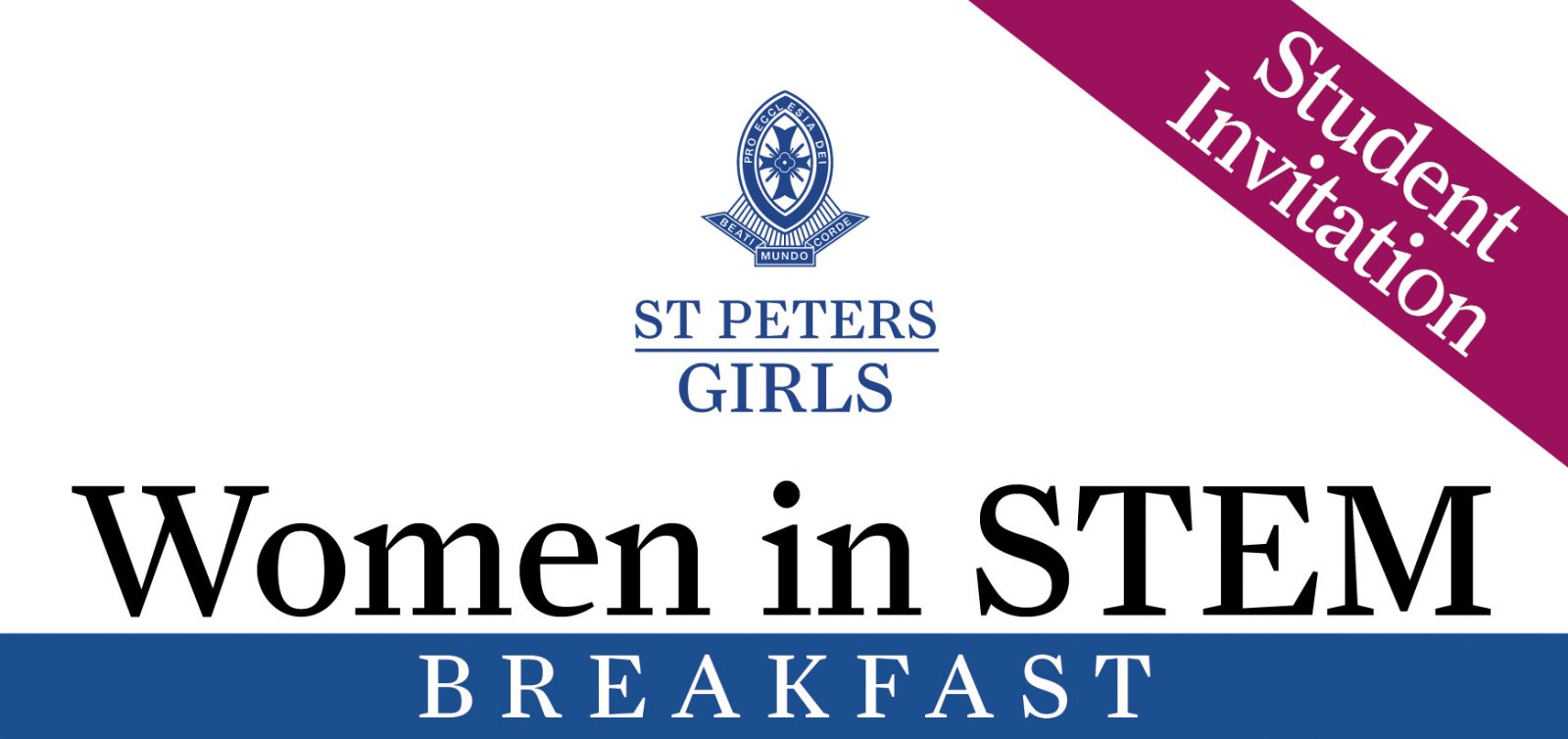 W10 - Women in STEM Breakfast Invite